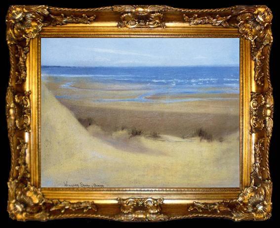 framed  William Stott of Oldham Sparking Sea, ta009-2
